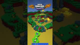 Super Mario Wonder Minecraft World 3! #mariominecraft #mariowonder #minecraft #minecraftbuild