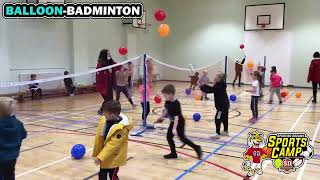 Balloon Badminton for Children