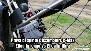 Prova spinta Ciscomotors C-Max.