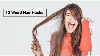 WEIRD TRICKS FOR YOUR HAIR | Hair Hacks that Actually Work | Brilliant Hair Hacks and Tips