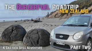 3 Friends, 1 Tiny Car And ALL The Burgers! Part 02