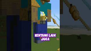 Dikejar Ibu Mertua cuy... KABUR!! #minecraft #shorts