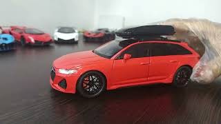 Audi RS6 Red Diecast Car آئودی آر اس 6 پیام کالا