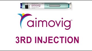 Aimovig 3rd injection Feb 01, 2020