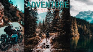 New Adventure Cinematic Natural Photo Filter Lightroom Mobile /How To Nature Cinematic Edit Tutorial