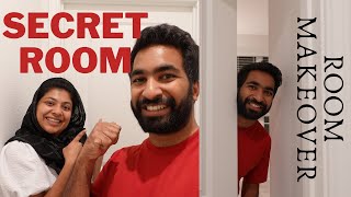 Secret Room Reveal | Budget Room Makeover | Malayalam Vlog | Moment #49