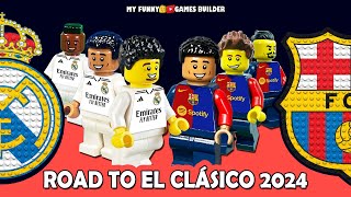 Road To El Clásico : Real Madrid vs Barcelona 2024-25 in Lego