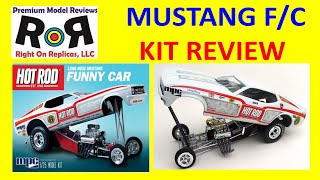 Mustang (Hot Rod Magazine) Funny Car 1:25 Scale MPC 801 -Model Kit Build Full Build