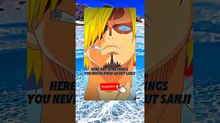 Here's an Epic fact about Sanji.😈💯#anime #animeedit  #animetrends #anime  #animecharecter. #edit