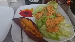 healthy and simple air fryer sweet potato and bnana snacks my favourite @shainaslifestyle3267