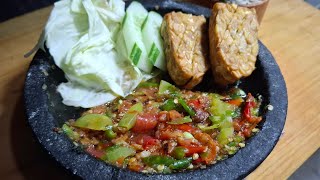 Resep sambal pecak seger #Bundaalfi