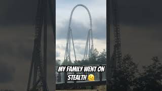 My family went on stealth at Thorpe park 🫠