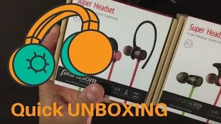 QUICK Unboxing: Parasom A1 bluetooth headphones