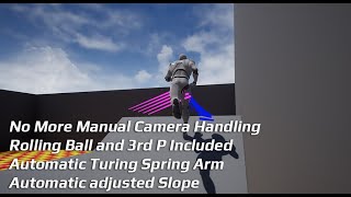 UE4 - Automatic Turning Camera (For Rolling Ball and 3rd Person)