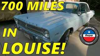 700 Mile Round Trip in Louise | 1965 Plymouth Satellite