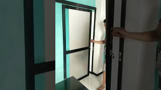 pintu geser aluminium kaca es #tukangaluminium