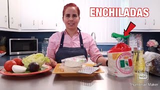 Como cocinar unas deliciosas ENCHILADAS ROJAS