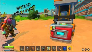 Scrap Mechanic выживание 22 перестройка, майнер и разборщик