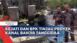 Terindikasi Korupsi, Kejati Gorontalo Bersama BPK Periksa Fisik Proyek Kanal Banjir Tanggidaa