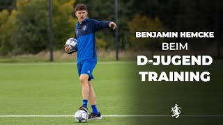 Na guck mal an 👀 Benjamin Hemcke unterstützt beim Training unserer D3-Junioren | SSVg Velbert 02