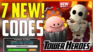 *NEW* ALL WORKING CODES FOR TOWER HEROES IN 2024! ROBLOX TOWER HEROES CODES