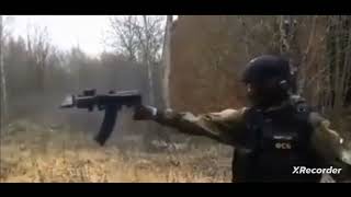 gun go "pew pew" man go "suka blyat"