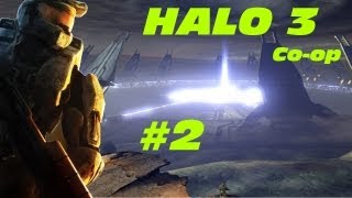 Halo 3 Playthrough w/ Tacstract and ThePwnRanger Part 2 - CROW'S NEST AND SKULLS