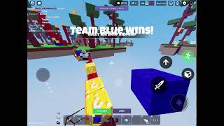 Playing bedwars