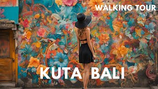 Walking Tour KUTA LEGIAN BALI Today 2024 | Walk Around The Beautiful Streets of BALI