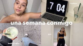 UNA SEMANA CONMIGO| universidad, hábitos saludables, organización *realista y completa*💌