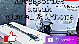 UNBOXING Headset Adaptor Untuk Iphone UGREEN & Triple Cold Shoe Mount ULANZI