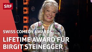 Lifetime Award für Birgit Steinegger | Comedy | Swiss Comedy Awards | SRF