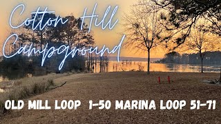 Cotton Hill Campground - Old Mill Road & Marina Loops