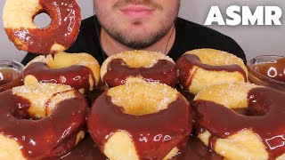 ASMR CHOCOLATE DESSERT MUKBANG *NUTELLA CHOCOLATE DONUTS 크리스피 도넛 디저트 먹방 (SOFT EATING SOUNDS)