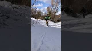 Caserta vecchia neve gennaio 2018 è uscita in Mountain Bike