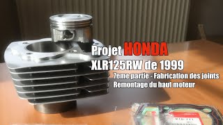 HONDA XLR 125 R Part.7: Montage Kit cylindre piston 165cc BERLT Racing