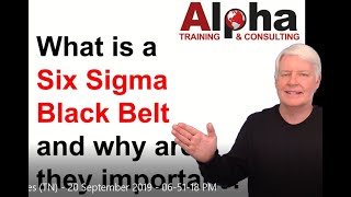 What is a Six Sigma Black Belt?