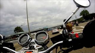 Harley und Kawa auf der Autobahn