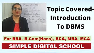 Introduction to DBMS | Database Management System | What is DBMS? | DBMS Tutorial | DBMS Lecture 1