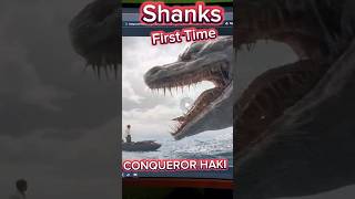 RED HAIR SHANKS FIRST SCENE USE HAKI #onepiece #shorts #netflix