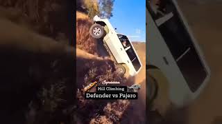 Mitsubishi Pajero Hill climbing like a beast 🥹#mitsubishi #toyota #pajero #hilux #supra #landcruiser