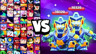 NITA BEARS WITH MUTATION vs ALL BRAWLERS! With HyperCharge & Gadget! | Brawl Stars