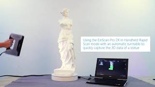 3D Scanning a Statue with EinScan Pro 2X Shining3D 3D Scanner