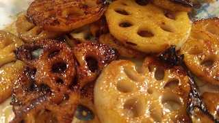 CRISPY LOTUS STEMS - ASIAN RECIPE