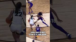 Caitlin Clark Silences Crowd After 7 3s #caitlinclark #basketball #wnba