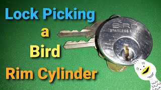 (261) Lock Picking & Gutting a Stainless Steel Bird Rim Cylinder (later known as Easy Bird)