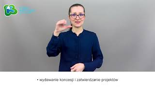 Informacja o działalności Starostwa w Kartuzach w polskim języku migowym.