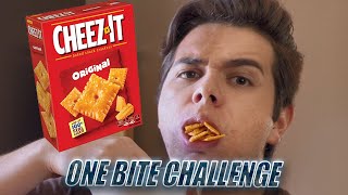 Serving Size of Cheez-its in ONE BITE???