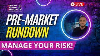 Pre-Market Rundown: MANAGE YOUR RISK! $SPY $QQQ $NVDA #stockmarket #optionstrading