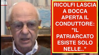 RICOLFI LASCIA A BOCCA APERTA IL CONDUTTORE: "IL PATRIARCATO ESISTE SOLO NELLE.."